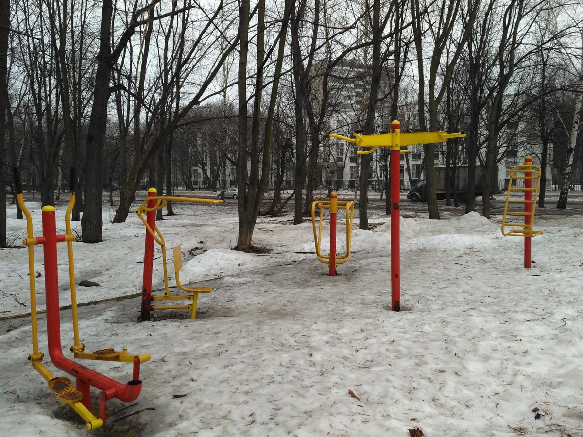 Moscow - Street Workout Park - Кусковская Улица