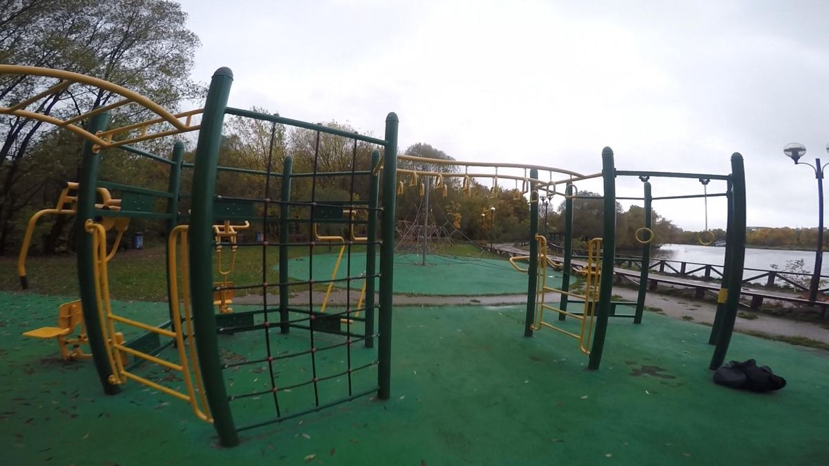 Moscow - Street Workout Park - Дорожка Вдоль Набережной