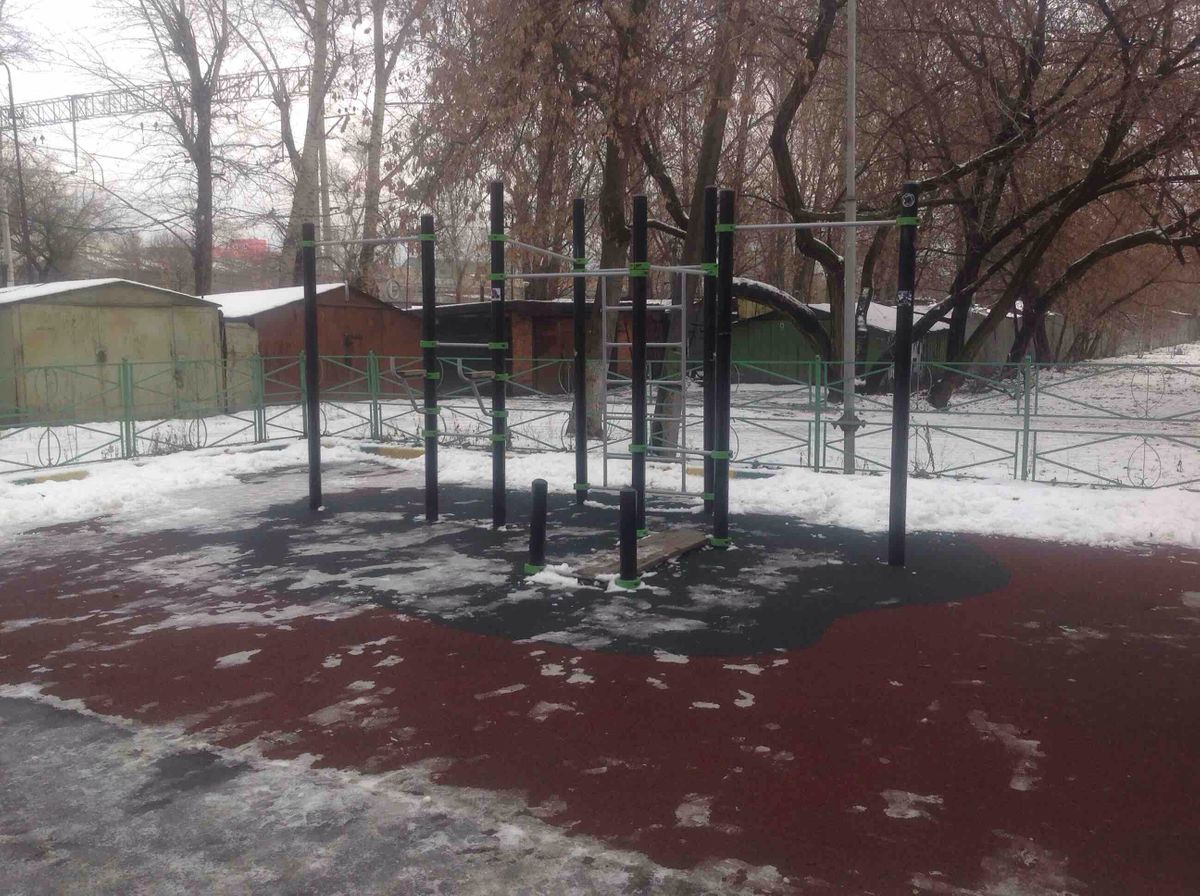 Moscow - Street Workout Park - Улица Верхняя Хохловка