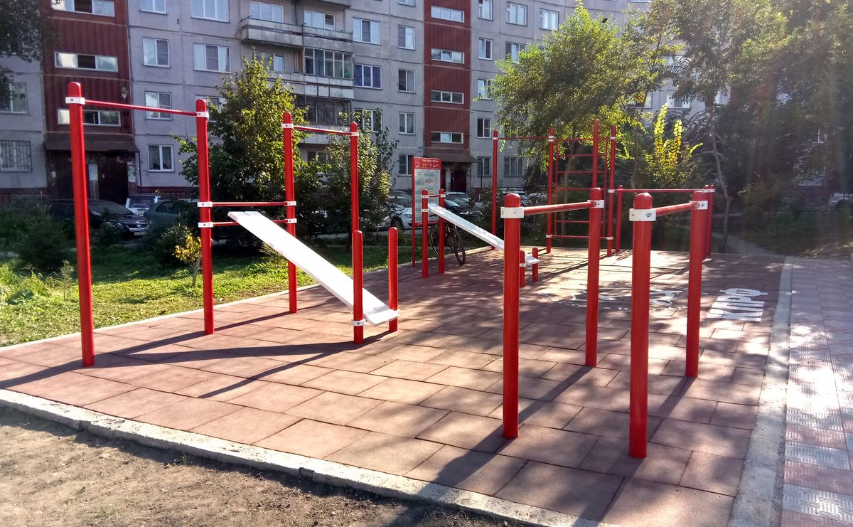 Novosibirsk - Street Workout Park - Проспект Красный