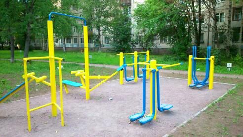 Saint Petersburg - Street Workout Park - Улица Маршала Тухачевского