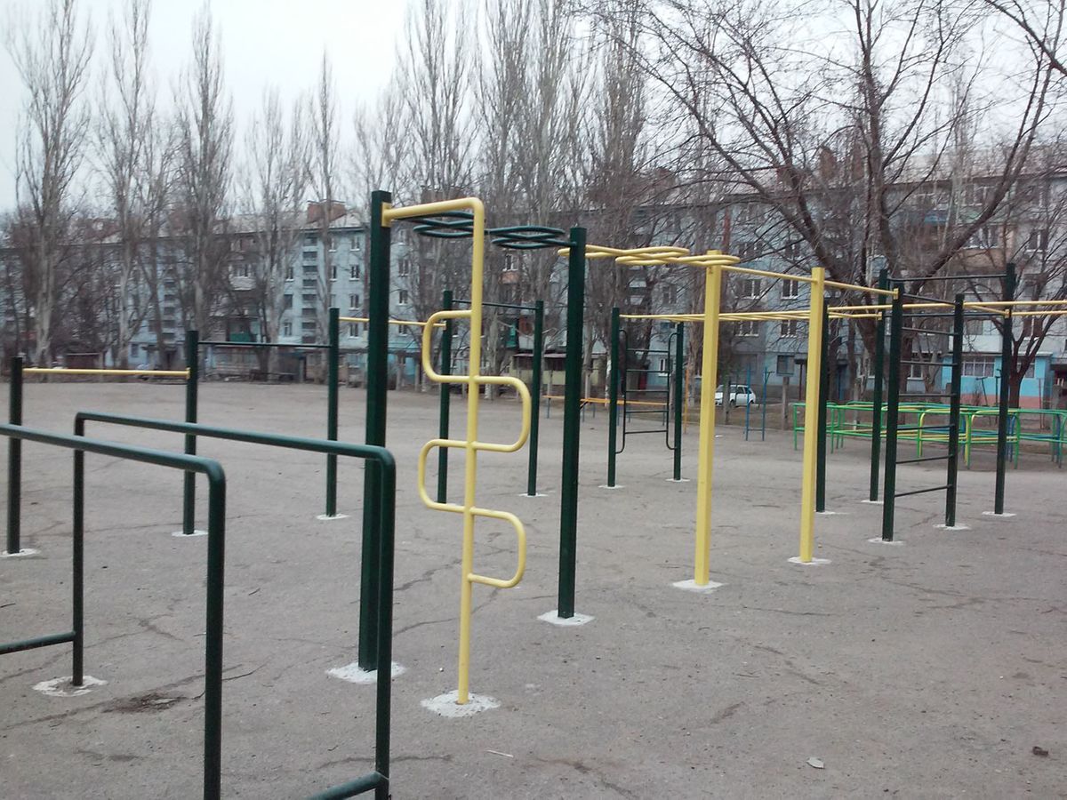 Zaporizhzhya - Street Workout Park - Запорожский Академический Лицей №23