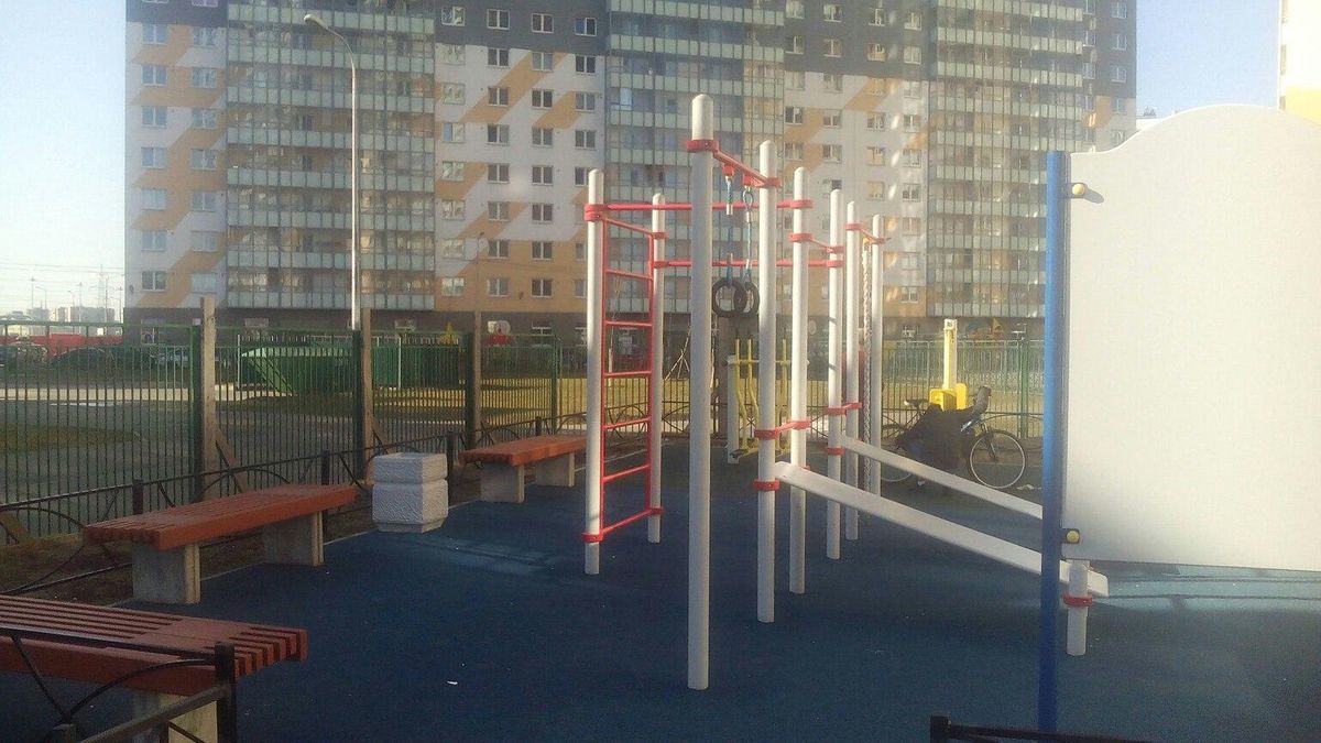 Saint Petersburg - Outdoor Gym - Пр-Кт Маршака