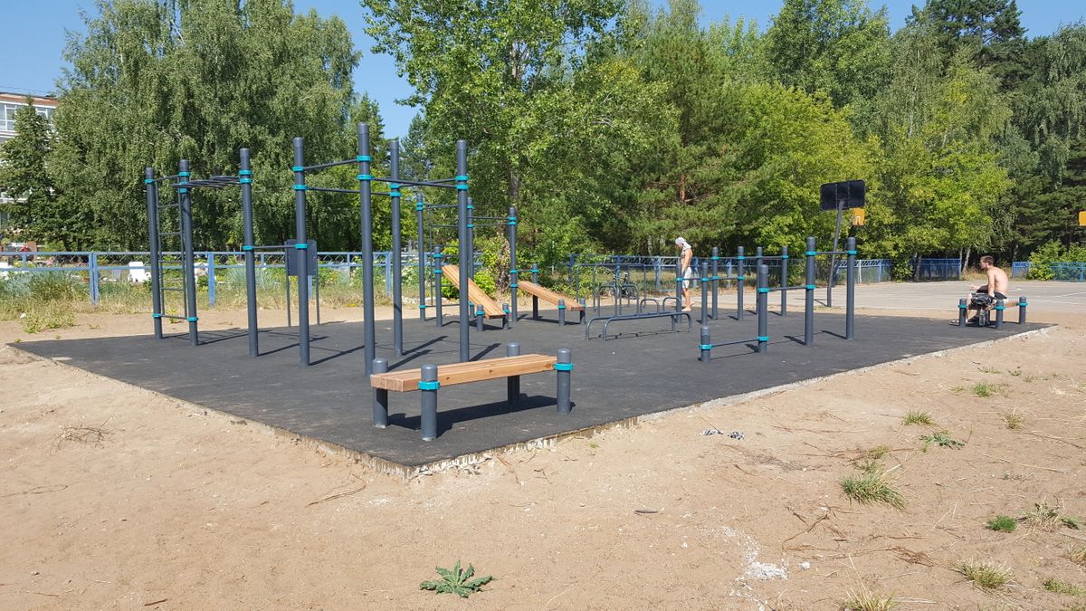 Chaykovskoe - Street Workout Park - Город Чайковский Набережная Реки Кама