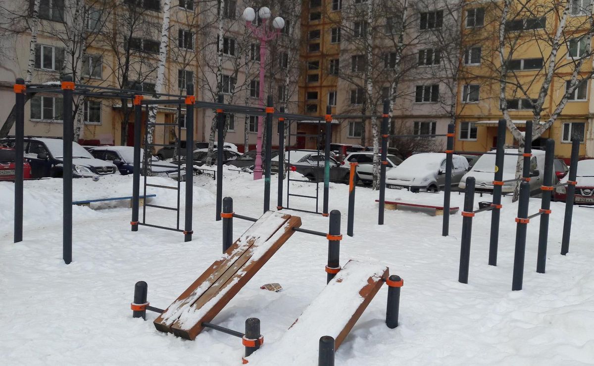 Naro-Fominsk - Street Workout Park - Улица Маршала Жукова