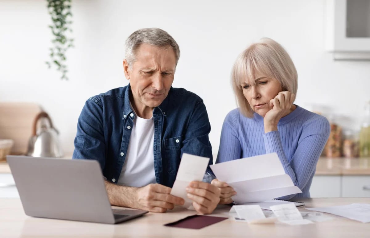 Homeowner reviewing mortgage documents