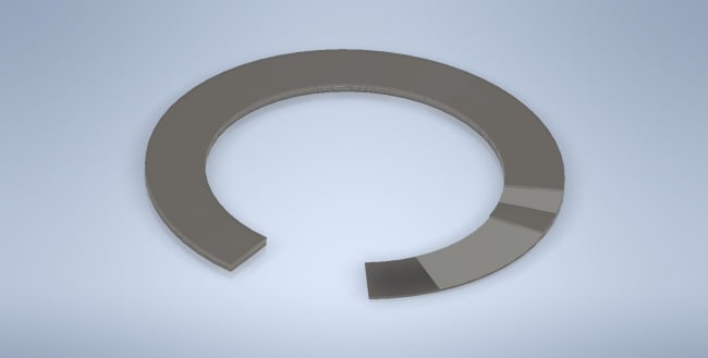 Flat flexible graphite RF 3" 300