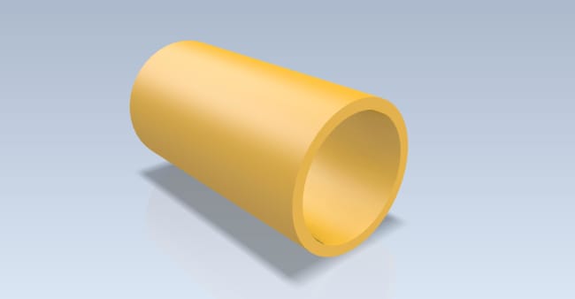 Hytrel Rør Ø137 x 172  L=155mm