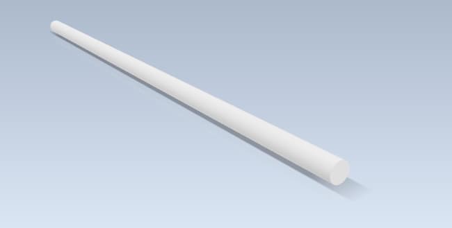 Polyacetal POM C Natur 16 mm, 0,31 kg pr. mtr.