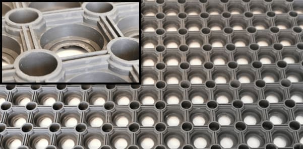 Ringmatte 1500x1000x23mm Naturgummi