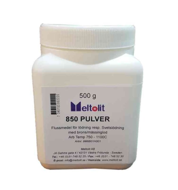 Meltolit 850 Flussmiddel for Bronse 500G