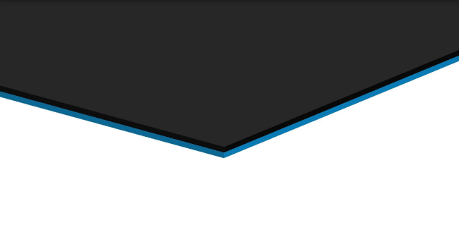 Plastazote® 45kg/M3 5/5mm Black/Blue 2000x1000x10mm