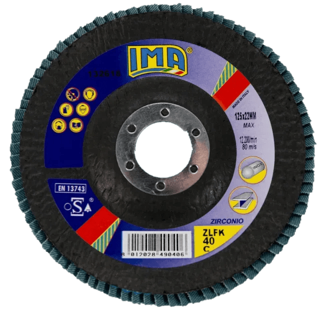 IMA lamellrondell konisk 125x22mm P120