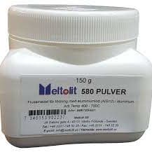 Meltolit 580 flussmiddel for Alu.150gr.