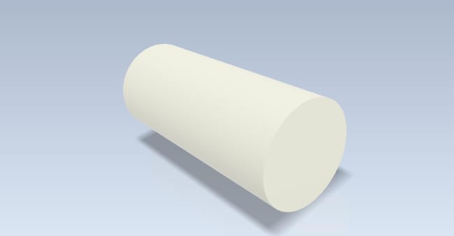 Teflonbolt 60 mm. 1mtr= 6,5kg