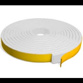 Silikon-list hvit 20x5mm m/lim SIL 16