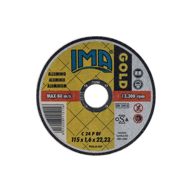 IMA kappeskive Gold Alu. 125x1,6x22mm