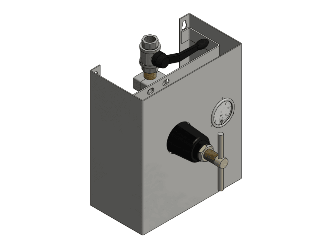 Pressure regulating box PPO/23