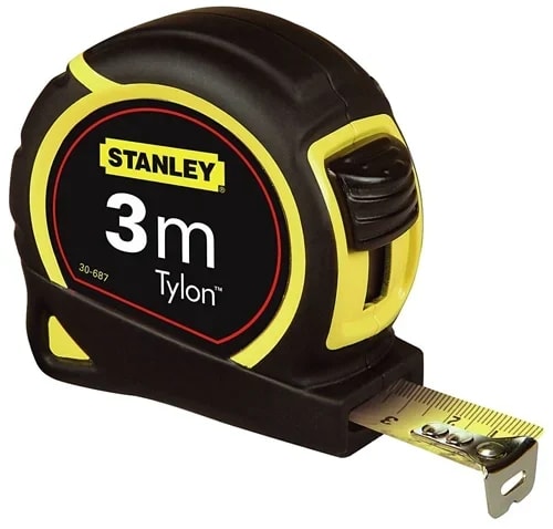Målebånd stål Stanley 3m