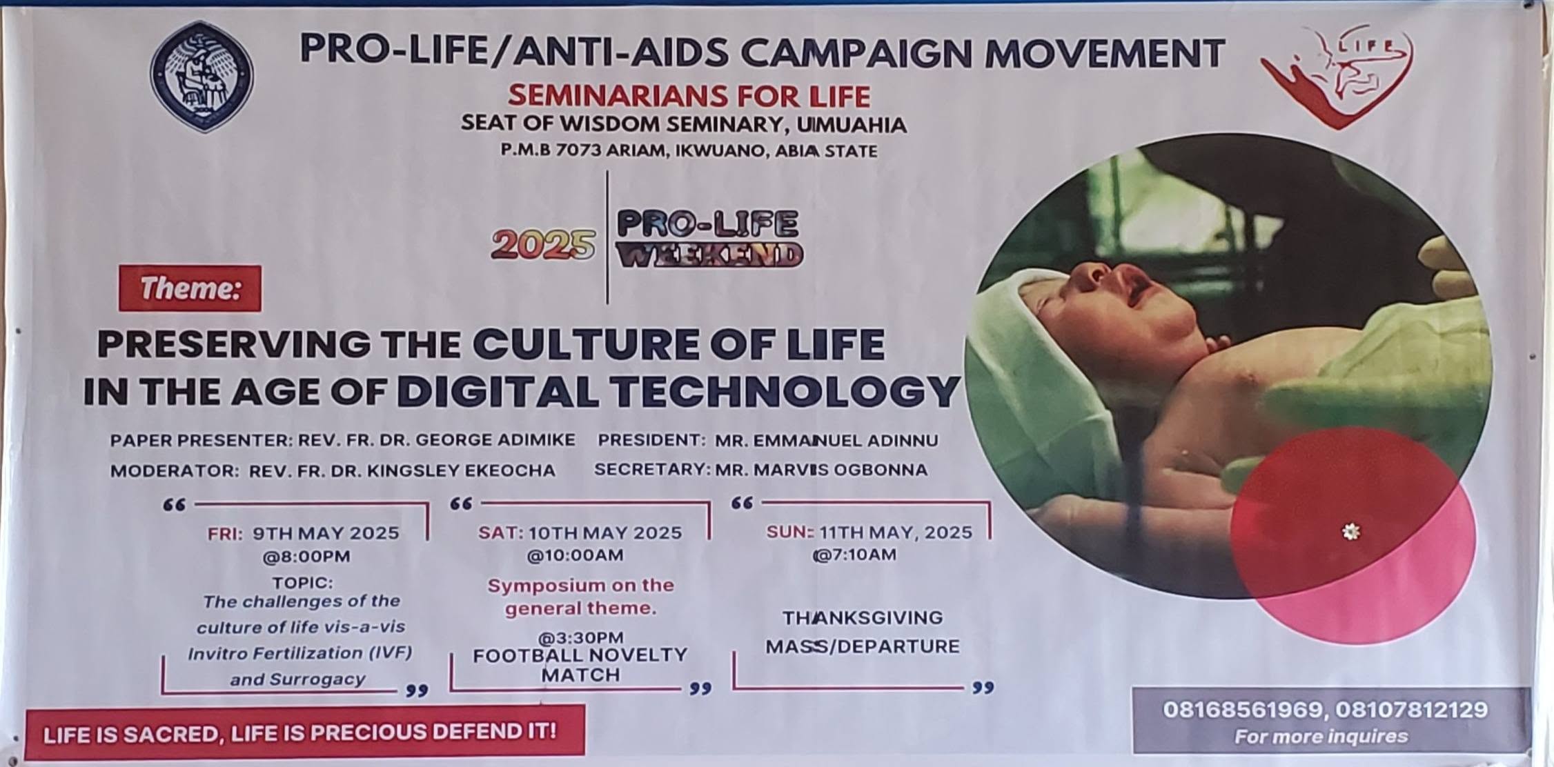 2025 Pro-Life/Anti-AIDS Movement Weekend