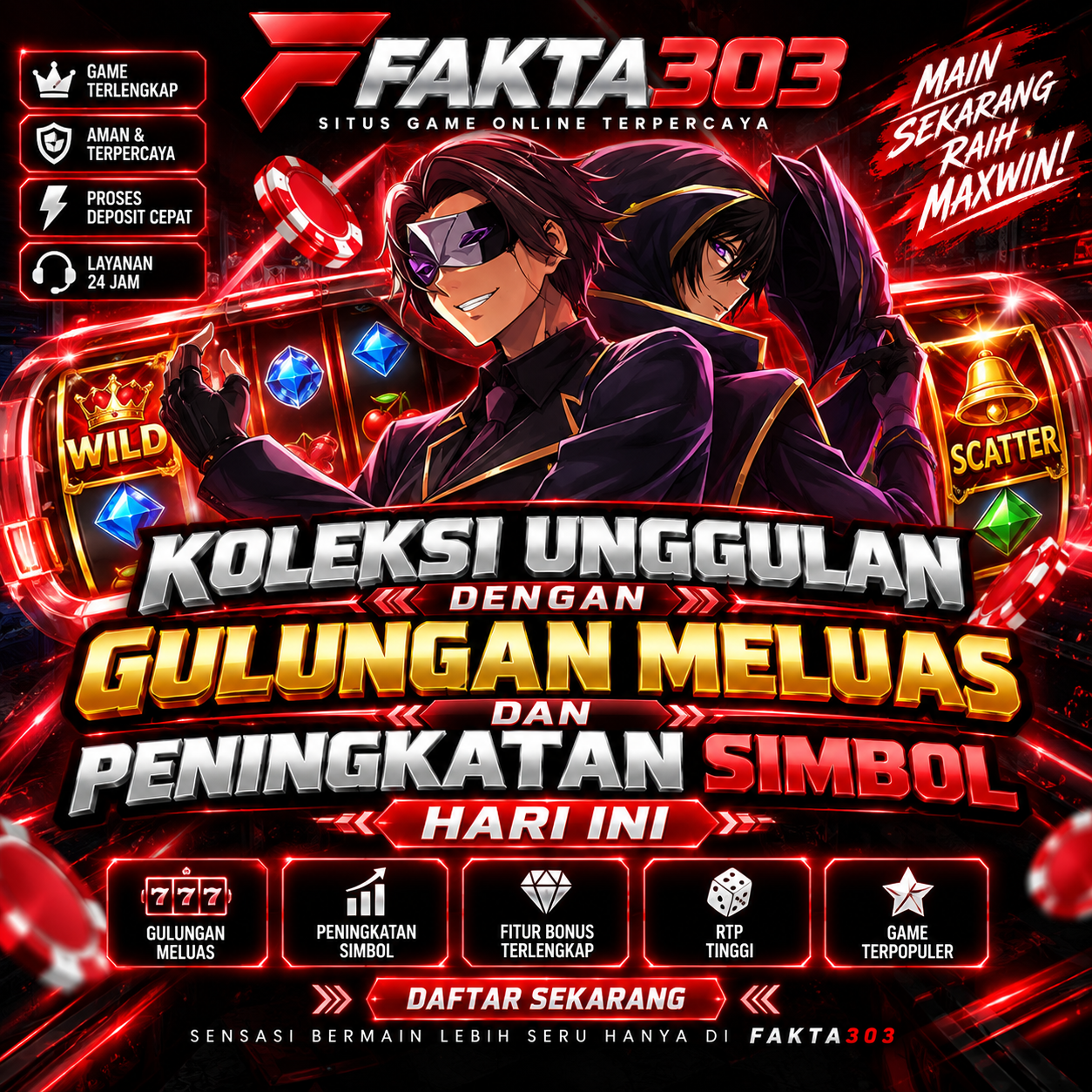 FAKTA303 : Koleksi Unggulan dengan Gulungan Meluas dan Peningkatan Simbol Hari Ini