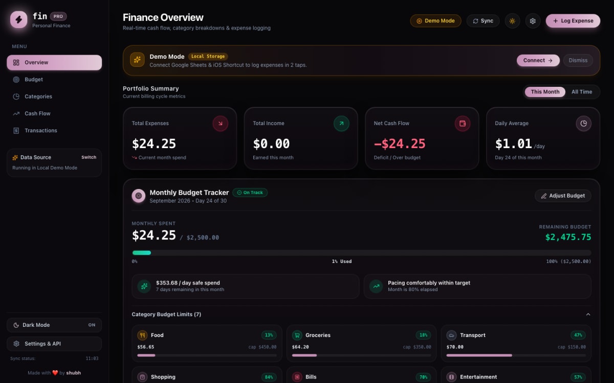 fin screenshot 1