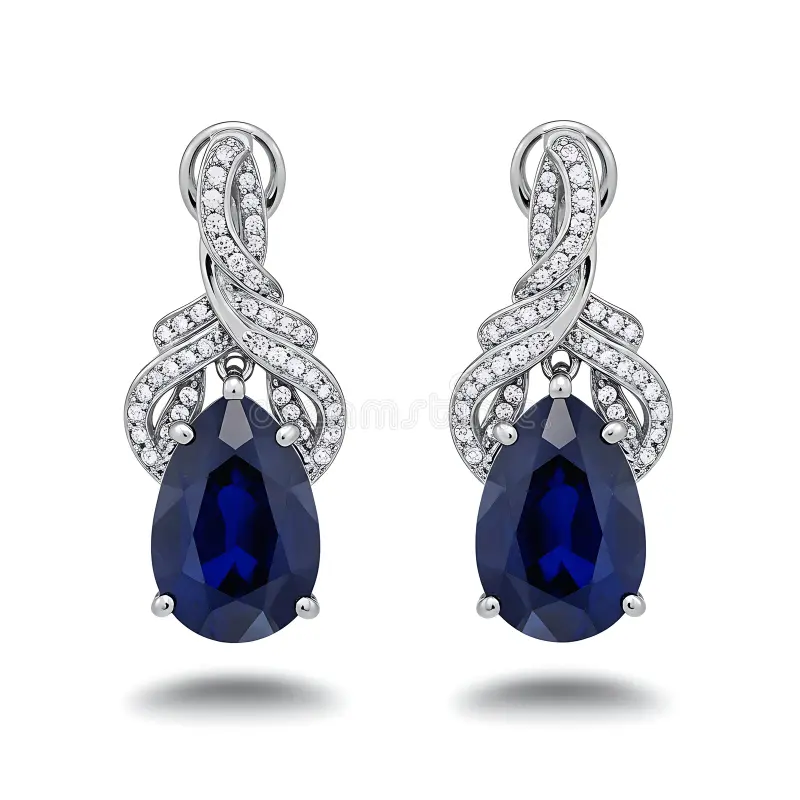 Aretes plateados
