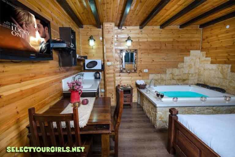 Fourth night escorts room