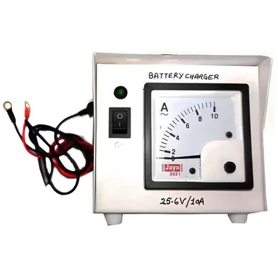 Analogue Meter Battery Charger for 24V and 25.6V/10amp Batteries โ Solar Universe India
