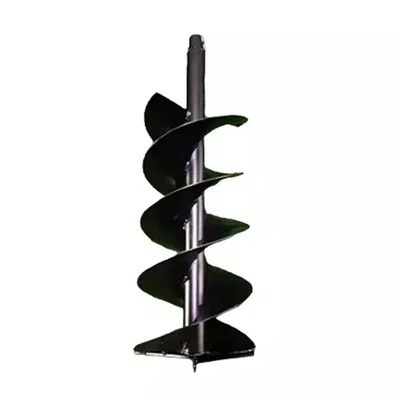 10 Inch Double Spiral Drill Bit For Earth Auger/ Post Hole Digger โ GT Shakti