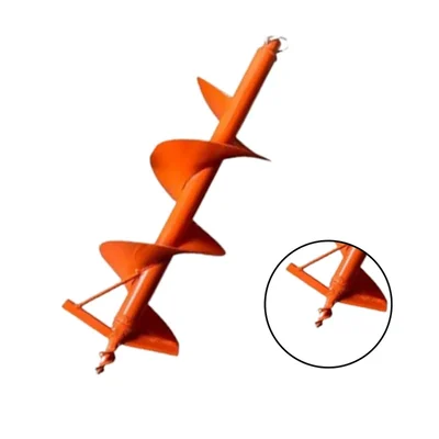10 Inch Single Spiral Conical Type Auger Bit for 2 Stroke & 4 Stroke For Earth Auger/ Post Hole Digger Machine, EA-043 โ ZEYANG