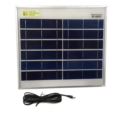 10W Polycrystalline Solar Panel for all 6V Batteries and Systems โ Solar Universe India