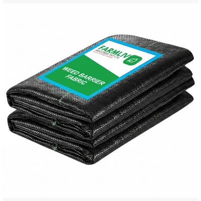 110 GSM Weed Mat | Suitable for Agriculture, Horticulture, Nursery and Cold Areas(Size- (2 x 100 Meter)) โ Farmliv