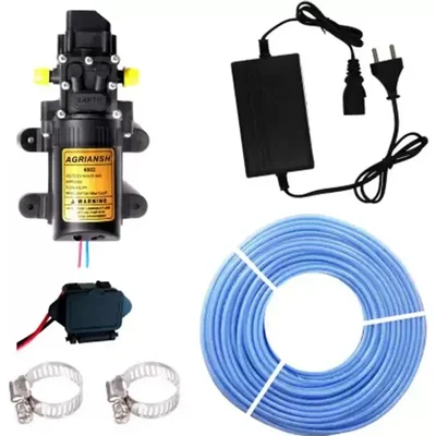 110 PSI Pump Motor Kit With Adaptor, Hose Pipe and Clamps For Water Pump & Pest Spraying โ AGRIANSH