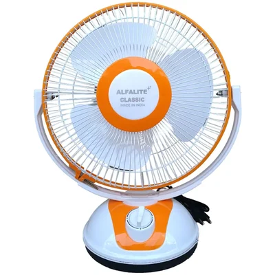 AP Classic-2 24W DC Solar Table Fan, 12 Inch Sweep For Indoor And Outdoor Usage โ ALFALITE