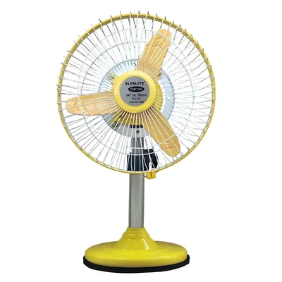 Chetak 18W DC Solar Pedestal Fan, 9 Inch Sweep & Adjustable Height โ ALFALITE