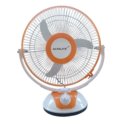 1 24W DC Solar Table Fan, 12 Inch Sweep For Indoor and Outdoor Usage - Alfalite AP Classic