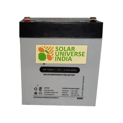12V 4.5Ah SMF Battery for Solar, Bike, UPS, EV and Other Applications โ Solar Universe India