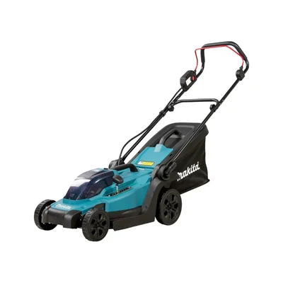 DLM330SM, 13 Inch 18V Li-ion Battery Operated Cordless Lawn Mower With Battery & Charger — MAKITA