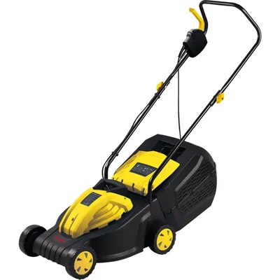 Garden Grass Cutter Machine - Polymak PM-ELM3711, 1200 Watt 15 Inch Electric Lawn Mower