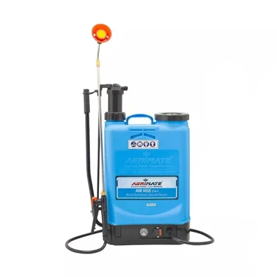 16 Liter, Manual Plus Battery (2 in 1) Sprayer With 12V 8Amp Battery | AM405E โ Agrimate