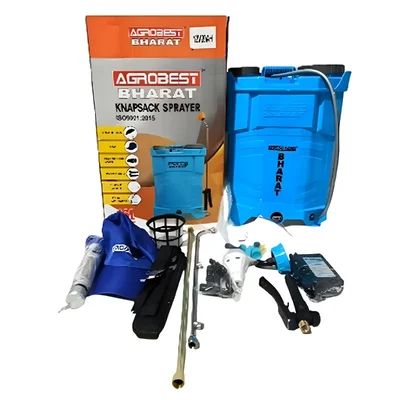 16L Bharat 12V 18Ah Battery Operated Knapsack Sprayer | Suitable for Agriculture Spraying โ Agrobest