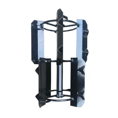 Mild Steel 1 Piece Economy 18 inch Paddy Cage Wheel for 7 to 12 HP Petrol Power Tiller