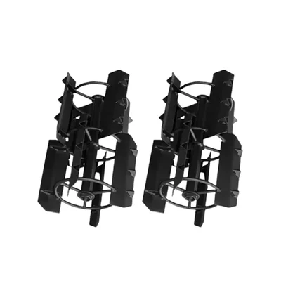 Power Weeder 2 Pieces Economy 18 inch Paddy Cage Wheel for 5 to 12 HP Diesel Power Tiller