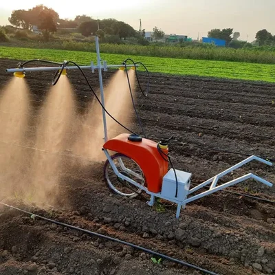 24L 2 in 1 Manual & Battery Operated Trolley Sprayer For Agriculture โ NIYO