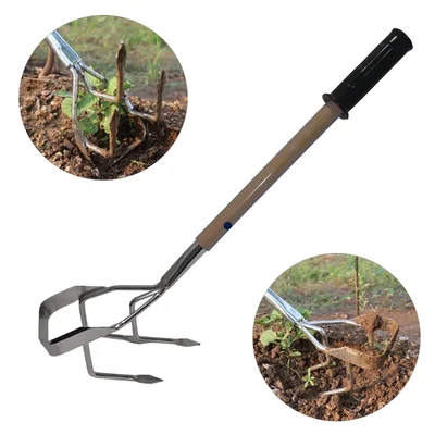 2 in 1 Hand Weeder with 1 Feet Handle | Rust Proof | Hand Weeder for Gardening โ REDBUILD