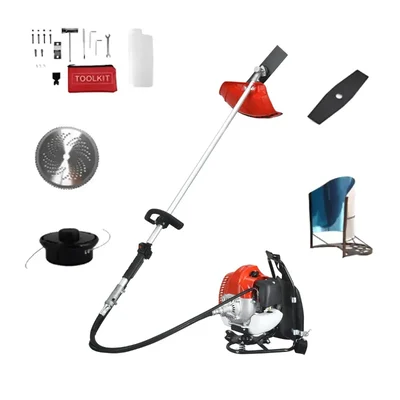 BPK-52 52cc 2-Stroke Backpack Petrol Brush Cutter, Professional Grass Cutting Machine โ Jaiveer