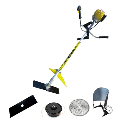KK-BC4-8635, 1.34HP 35.8cc 4 Stroke Petrol Engine Brush Cutter / Reaper with Accessories โ KisanKraft