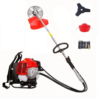 Premium Quality 2 Stroke 52 CC Backpack Petrol Brush Cutter / Crop Cutter For Agriculture & Gardening โ Orezen