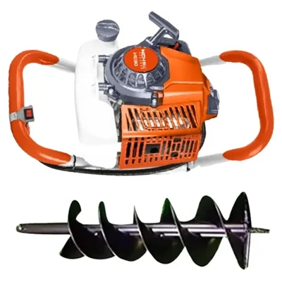 H680, 68cc 2-Stroke Petrol Engine Earth Auger Machine With 6 Inch Drill Bit โ NCH